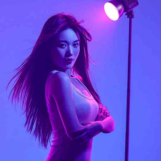 Світло постійне COB RGB портативне з акумулятором CRI 95+ HSI 360 40Вт 2500-6500К Ulanzi L024 Київ