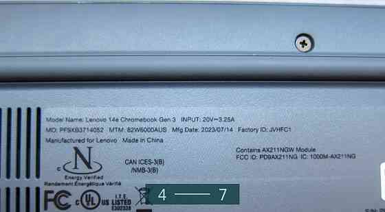 Ноутбук Lenovo 14e Chromebook Gen 3 Киев