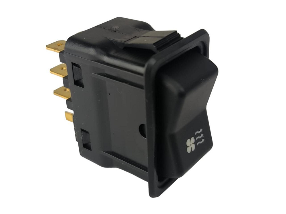 Кнопка вентилятора печки ПАЗ 3205, Валдай (8 контактов) (клавиша) Мукачево - изображение 1