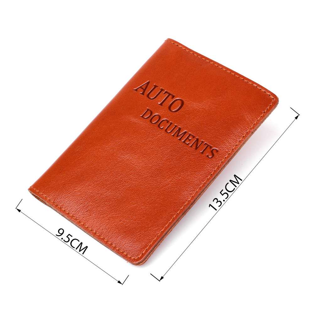 Зручна обкладинка для автодокументів з натуральної шкіри SHVIGEL 16070 Київ - фото 4