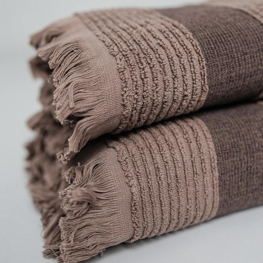 Набір Махрових рушників, Махра,Кавовий, 50/90 та 70/140 Київ - фото 4