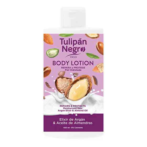 Лосьон для тела Аргановое и миндальное масло Tulipan Negro 400 мл Киев