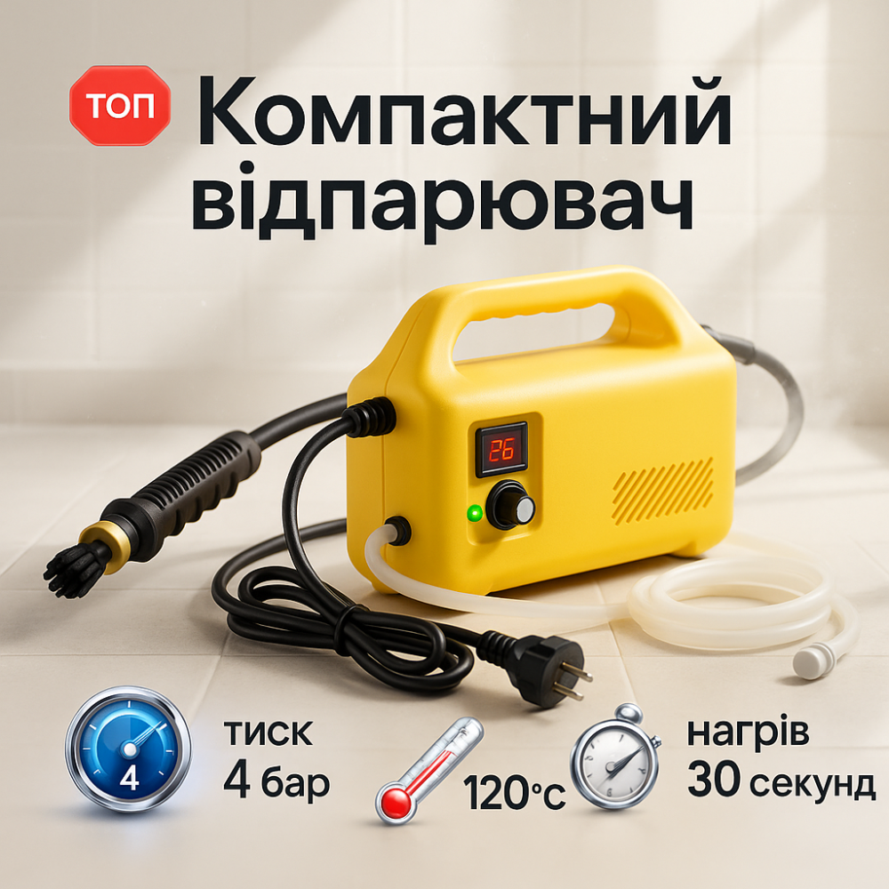 Ручной пароочиститель для ткани, Отпариватель дорожный для вертикальной глажки, Ручной ополаскиватель ZV-15 Львов - изображение 13