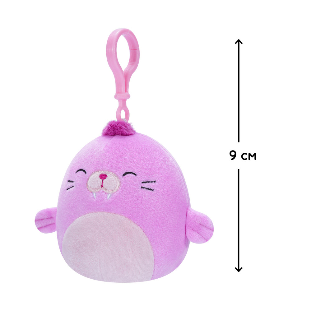М'яка іграшка на кліпсі Squishmallows – Морж Пепе (9 cm) Дніпро - фото 2