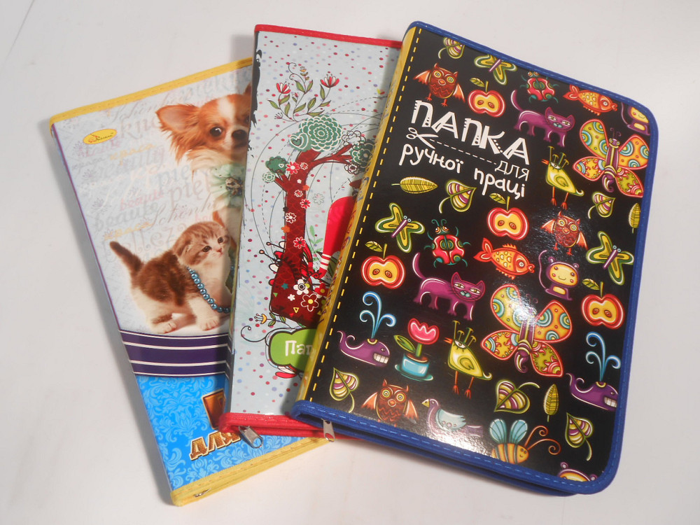 Папка для праці на блискавці A4 