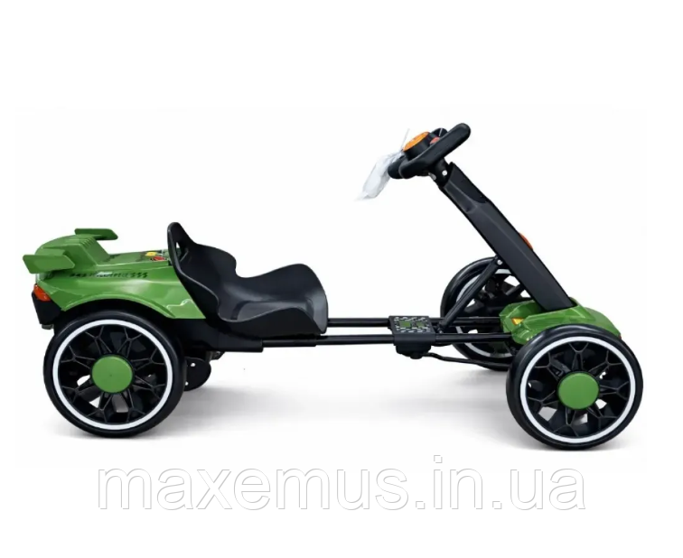 Детский электрокарт S PV 1 9 12V 4.5Ah зеленый с пультом управления / карт на аккумуляторе для детей Мостиська - фото 12