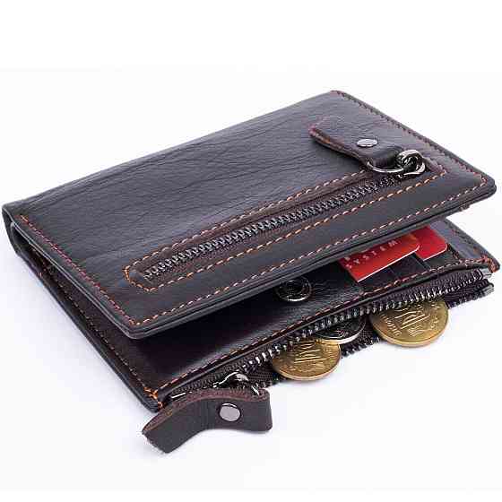 Кошелек мужской Vintage 14687 Коричневый Киев