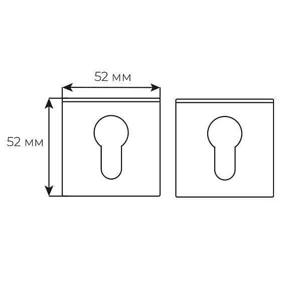 Накладка Comit RY браш мат хром кл TREND (роз 6 мм) Київ