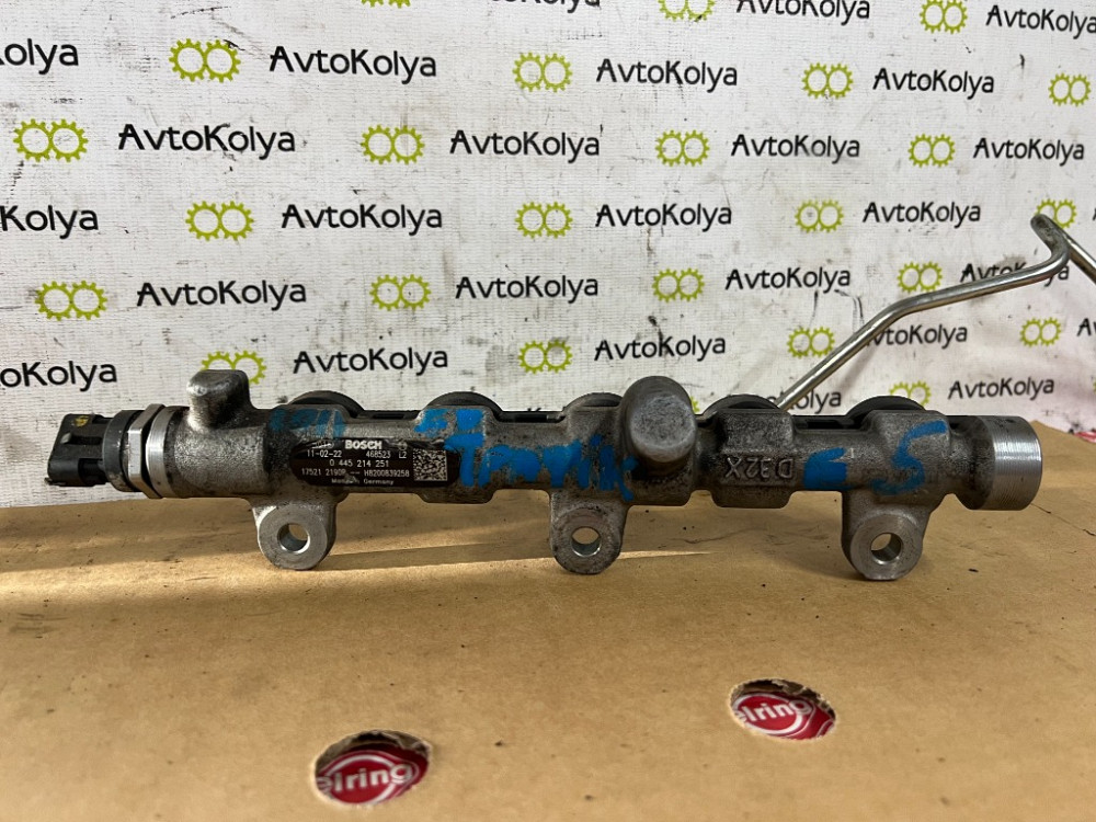 Паливна рейка (рампа форсунок) Opel Vivaro 2.0 dci 2010-2014 (0445214251) Euro 5 Ковель - изображение 2