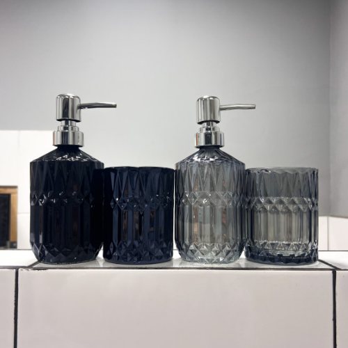 Набір для ванної кімнати 2в1 (дозатор 360мл + підставка для зуб.щітки 300мл) 888-167 S&T
    
            
                Набір для ванної кімнат Житомир - фото 3