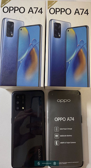 Смартфон: OPPO A74 , 6/128Gb. Prism Black Snapdragon 662. Киев - изображение 3
