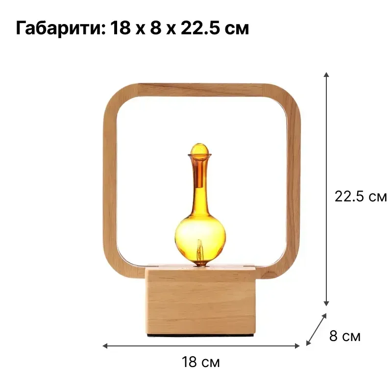 Эко-аромадиффузор для дома электрический с подсветкой 2-в-1 Doctor-101 Lumière Square. Аромадиффузор из натурального дерева Днепр - изображение 7
