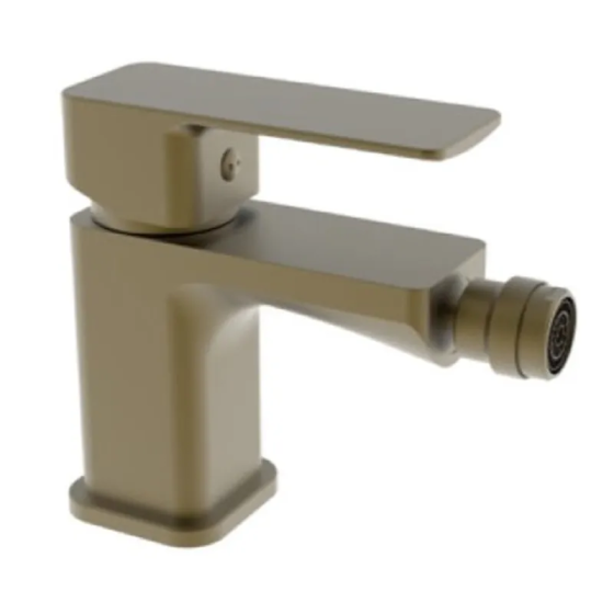 Змішувач гігієнічний для біде Haiba KUBUS 002 BRUSHED GOLD античне золото (HB9624) Чернівці