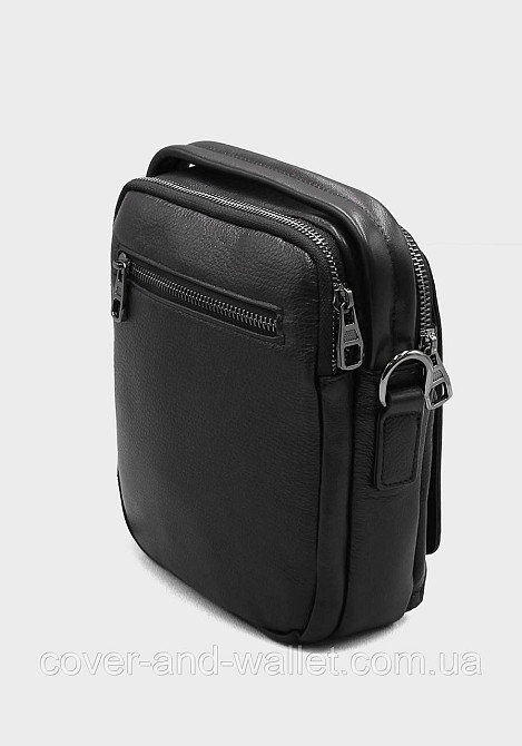 Мужская компактная сумка-барсетка через плечо с ручкой из мягкой кожи ST 2053 Киев - изображение 5
