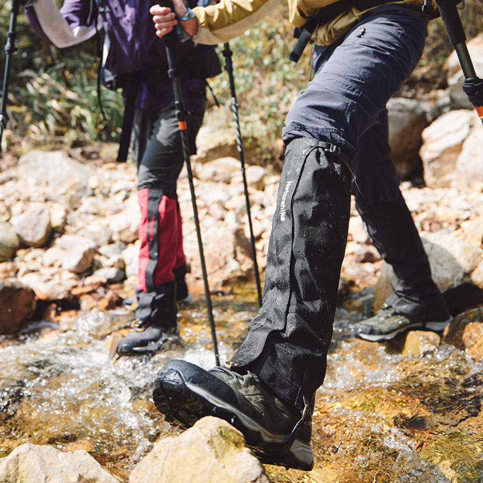 Защитные водонепроницаемые бахилы Naturehike CNK2450DS011, размер L, черные Киев - изображение 4