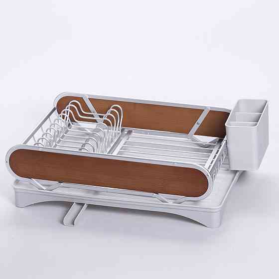 Yiwu Сушарка для посуду алюмінієва з піддоном пластиковим 47x29x13 см HP-46-9-A Коломыя