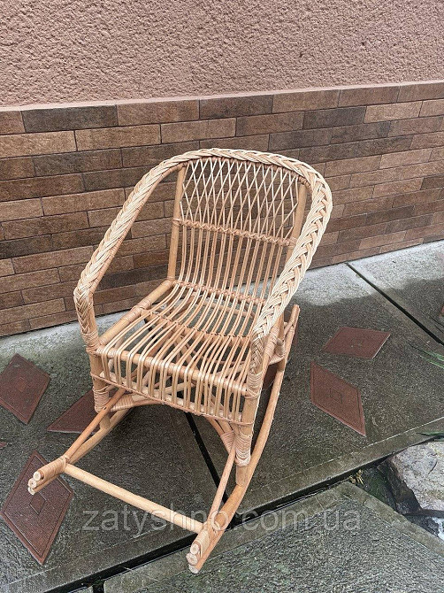 Дитяче крісло гойдалка плетена Київ - фото 5