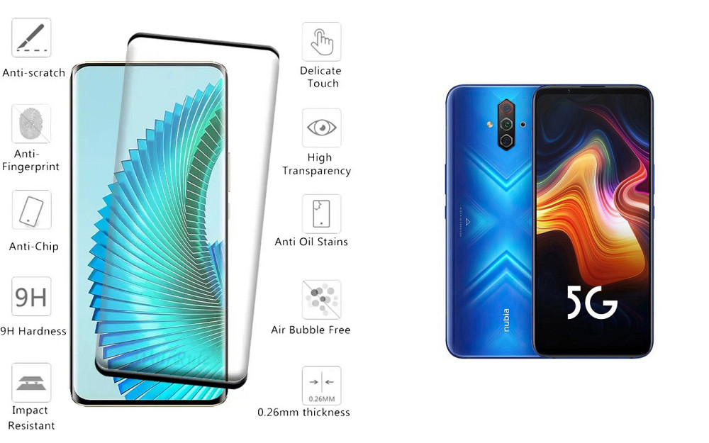 Захисне скло HyperGlass Pro для ZTE Nubia Play 5G – максимальна чутливість та захист Київ - фото 2