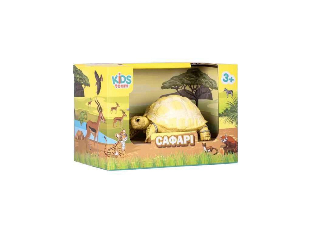 Фігурка тварини Сафарі Q9899-A63 Жовтоголова черепаха ТМ KIDS TEAM ANIMALS Київ - фото 1