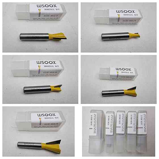 Набір фрез для деревообробки Wsoox 5pcs 8mm 5шт Луцк