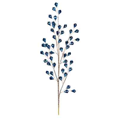 Декоративная ветвь YES! Fun с кристаллами, 50 см, синяя (974110) Винница