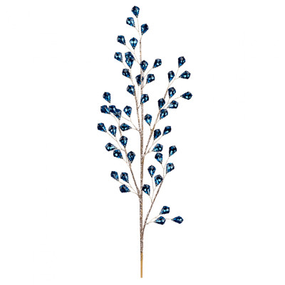 Декоративная ветвь YES! Fun с кристаллами, 50 см, синяя (974110) Винница - изображение 1