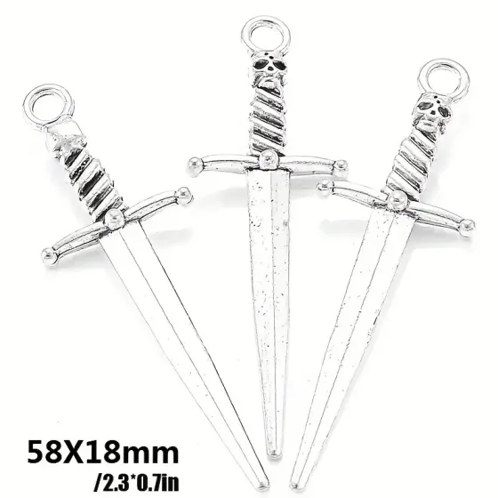 Набор декоративных мечей 20 шт. – аксессуары для крафта и проектов Киев