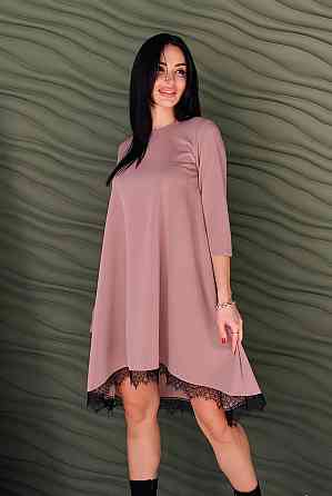 Сукня трапеція з мереживом "Emma"| Норма і батал Київ