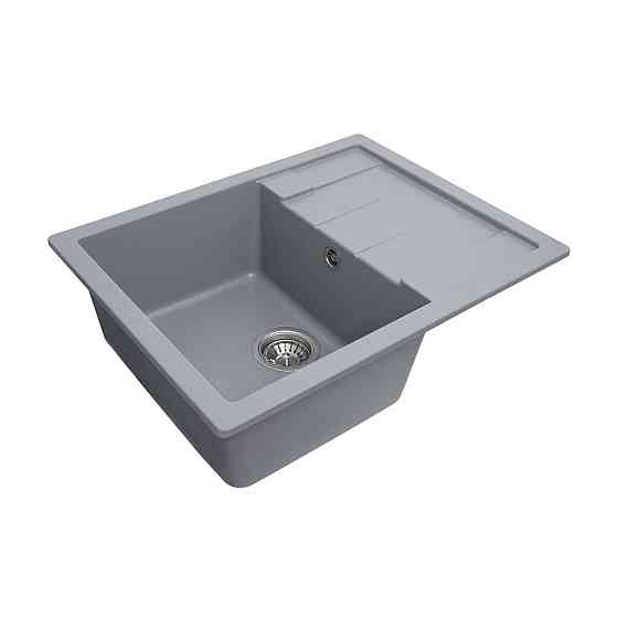 Гранітна мийка для кухні VALESO INTENSO 6550 матова Сірий мусон Коломыя