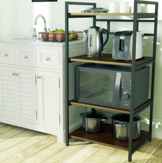 Стелаж кухонний "Мойлі" венге-капучино Миколаїв - фото 1