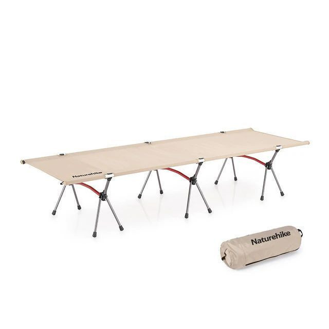Складная туристическая кровать Naturehike NH20JJ009 алюминий (Бежевый) Винница - изображение 1