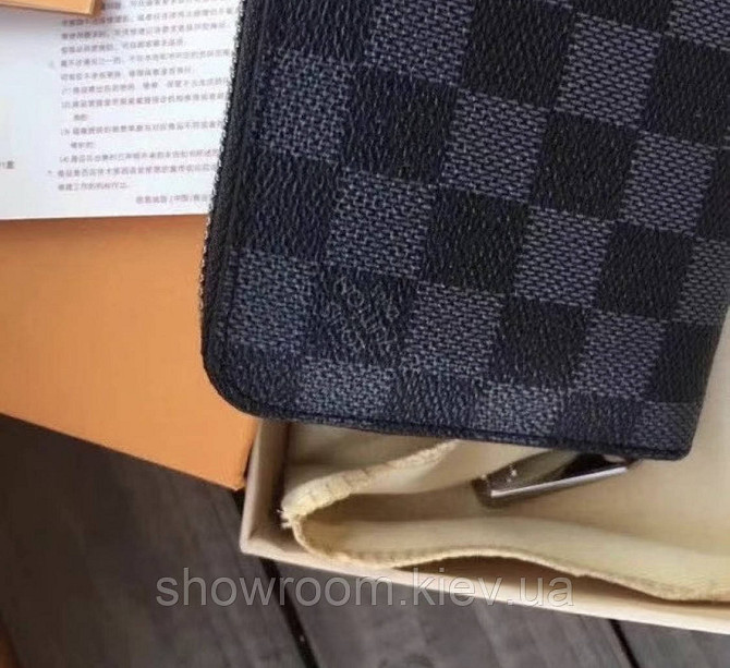 Чоловічий гаманець Louis Vuitton (60017) grey Київ - фото 7