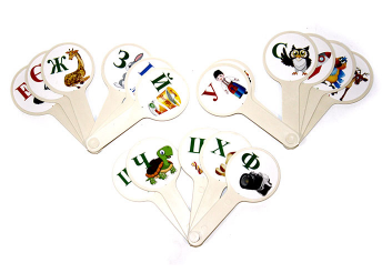 Віяло з картинками (Українська абетка) "Атлас" К-5378 1/42, шт Київ - фото 1