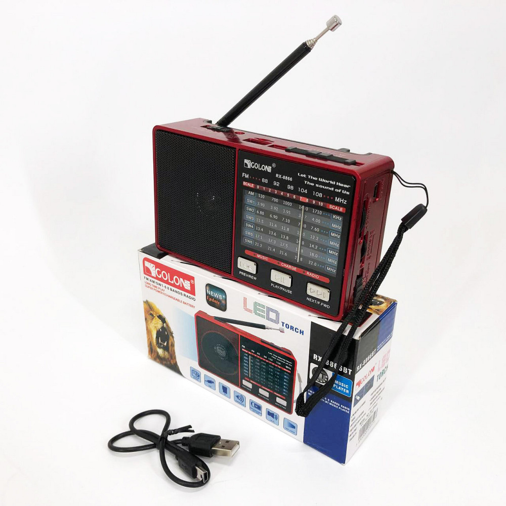 Аналоговий радіоприймач з хорошим звуком, Радіоприймач 220v, Радіо з підтримкою флеш-карт DW-84 Львів - фото 6