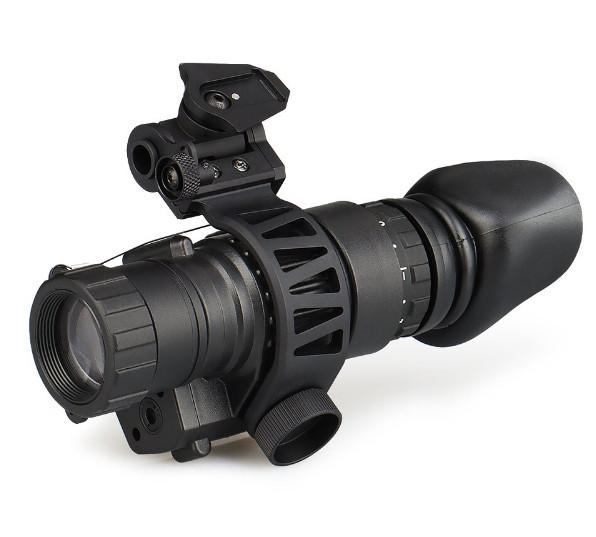 Монокуляр нічного бачення PVS-14 (до 400м) із кріпленнями Mount на шолом Вінниця - фото 4