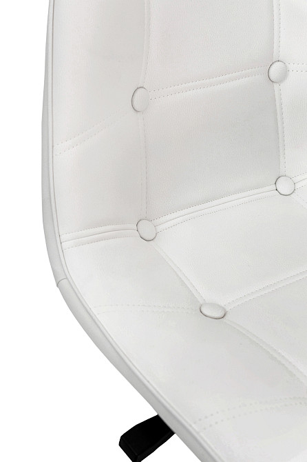 Стілець офісний Марсель, шкірзам білий Киев - изображение 4