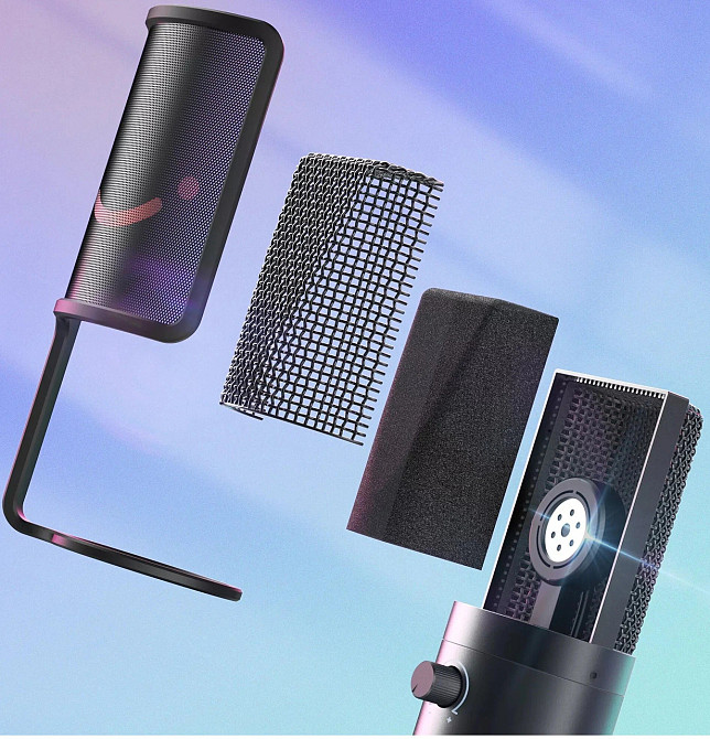 Микрофон конденсаторный для стрима с поп-фильтром Fifine K669 Pro2 Киев - изображение 4