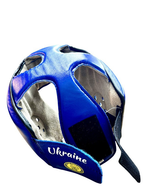 Шолом боксерський відкритий з посиленим захистом верхівки шкіра BOXER 2032 М-XL Вишнёвое - изображение 7