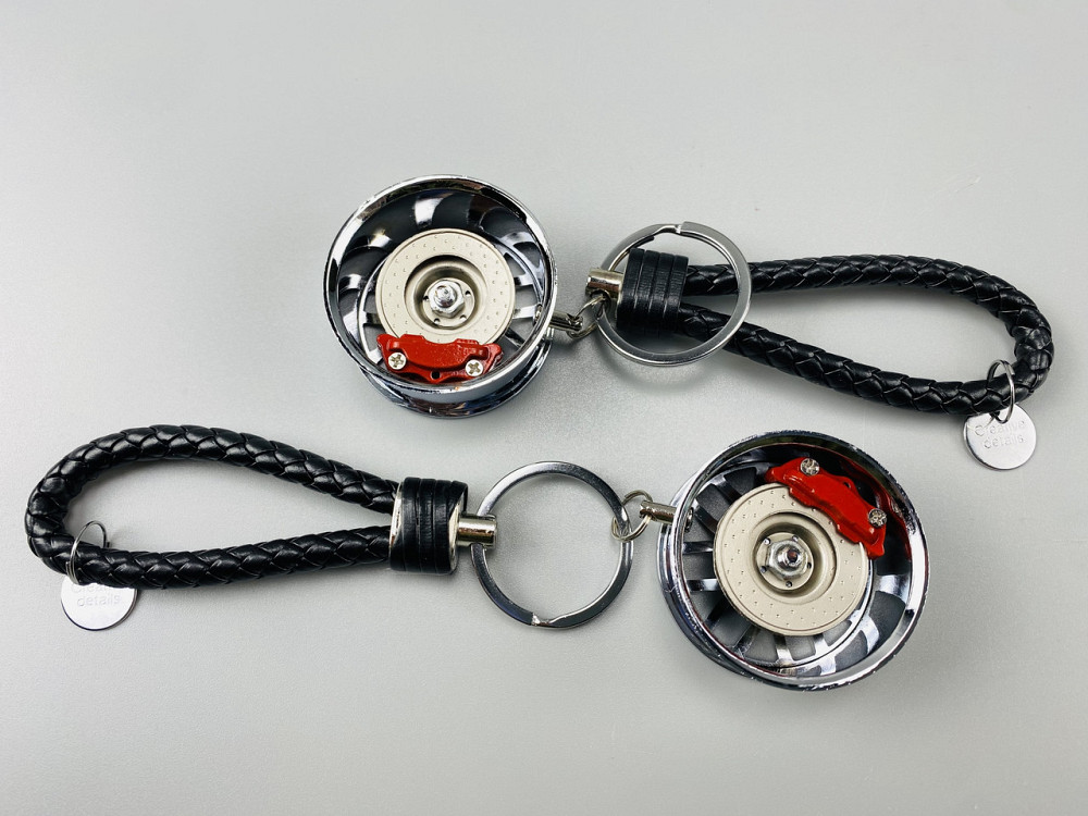 Брелок у вигляді диска колеса, брелок на ключі для водія, брелок металевий на авто ключі Мукачево - фото 10