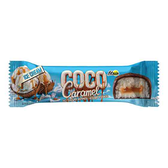 Энергетические батончики Fitwin Coco Caramel 20x40g Мороженое Киев