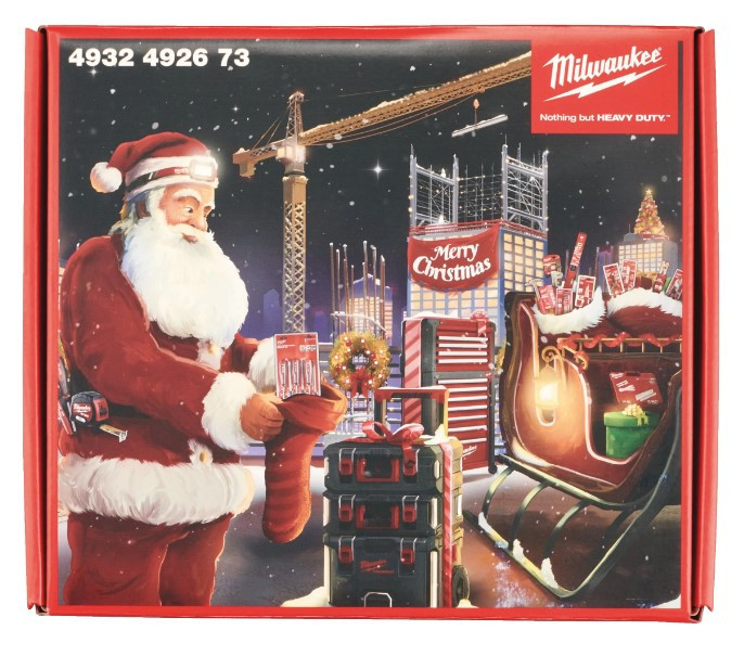 Подарунковий набір інструментів CHRISTMAS PROMO 2023 MILWAUKEE (викрутка, набір біті тримачів з карабіном, Одеса - фото 2