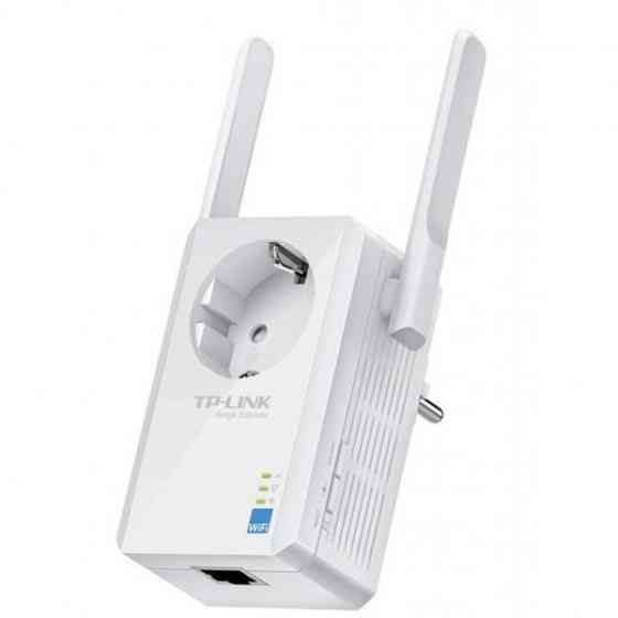 Повторювач Wi-Fi сигналу TP-Link TL-WA860RE N300 1хFE LAN ext. ant x2 розетка (TL-WA860RE) Київ