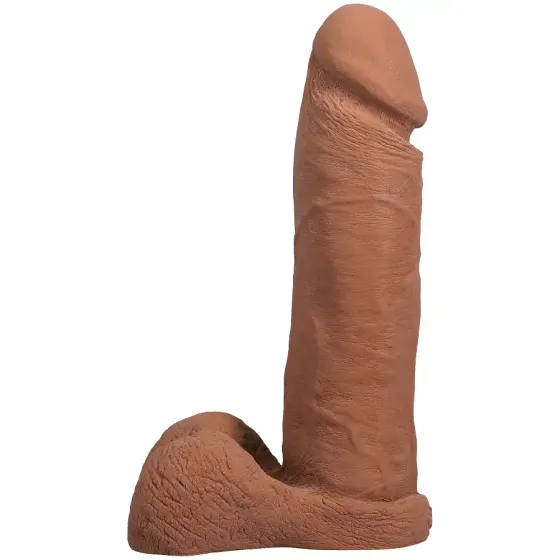 Фалоімітатор Doc Johnson The Realistic Cock ULTRASKYN - 8 Inch with Balls Caramel Львів