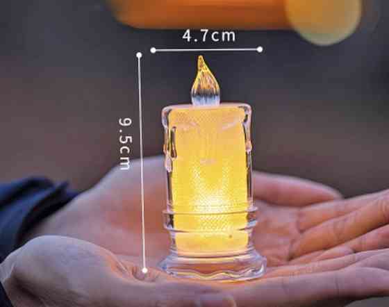 Набір LED свічок на батарейках  3 шт (0293) Сміла