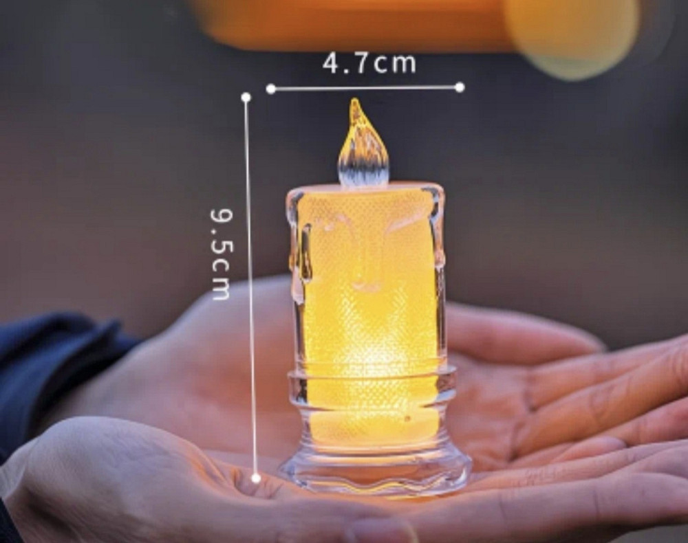 Набір LED свічок на батарейках  3 шт (0293) Сміла - фото 4