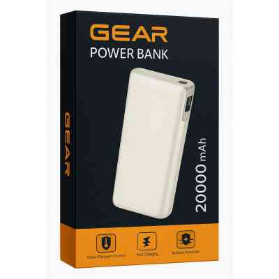 Батарея универсальная GEAR 20000mAh, PD/70W, black (DL203C) Винница