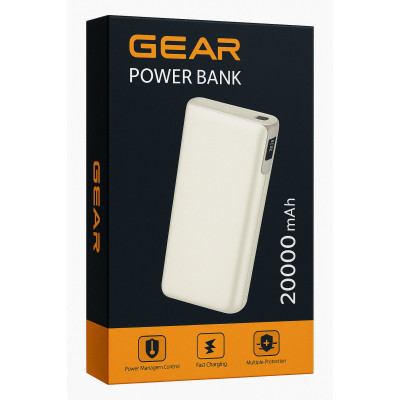 Батарея универсальная GEAR 20000mAh, PD/70W, black (DL203C) Винница - изображение 3