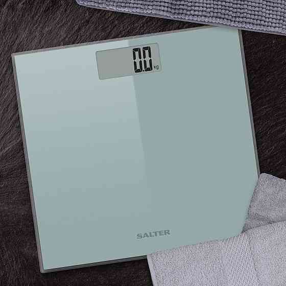 Електронні цифрові підлогові ваги Salter 9028 SV3R09 Razor Ultra Slim 180 кг Silver (Загартоване скло 8 мм) Київ
