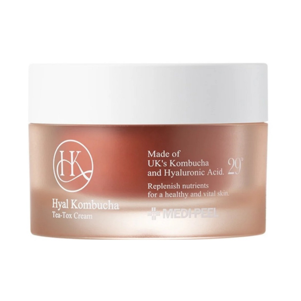 Увлажняющий ампульный крем для повышения эластичности с комбучей Hyal Kombucha Tea-Tox Cream Medi-Peel 50 мл Киев - изображение 1