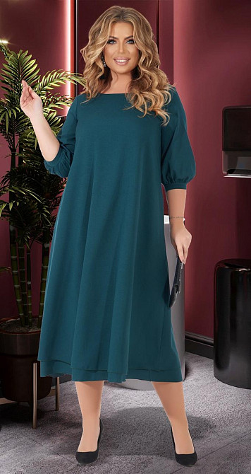 Нарядное шифоновое платье большого размера (52) Киев - изображение 2